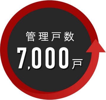 管理戸数 7,000戸
